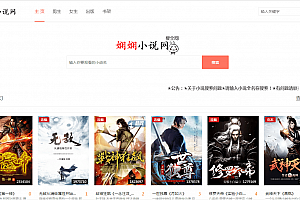 小说网站源码自动采集小说网站源码 模板类似爱客影院