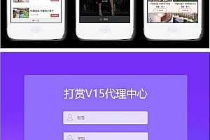 DS正版视频打赏系统V15+代理商功能+试看功能+多种免签支付接口+防封功能