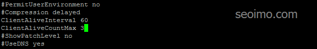 保持SSH长时间在线不断开